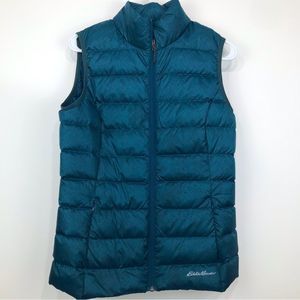 Eddie Bauer Teal Quilted Vest